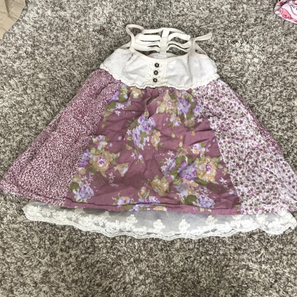 Beautiful spring dress with lace
